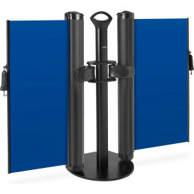 Plus Dual Mobile Stand, Industrial Hook, Blank Blue