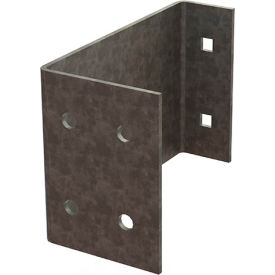 Folding Guard Qwik-Fence 6" Pallet Rack Offset Bracket, Gray