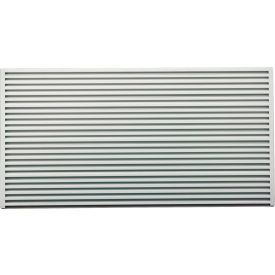 Wall-Mount LabWall Panel, 4"W x 2"H, Silver