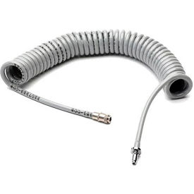 15/35 9 ft Coiled NIBP Hose, Gray