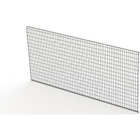 Qwik-Fence Pallet Rack Back Panel, 110-1/2"W x 48"H, Gray