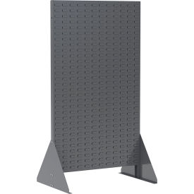 2-Sided Louvered Rivet Floor Rack, 25"W x 66-3/8"H
