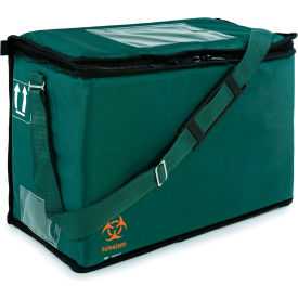 Specimen Transport Tote Bag, Large, 9"W x 18"L, Green