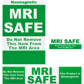 MRI Safe Labels, Green, 12/Pack