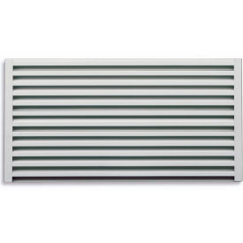 Wall-Mount LabWall Panel, 2"W x 1"H, Silver