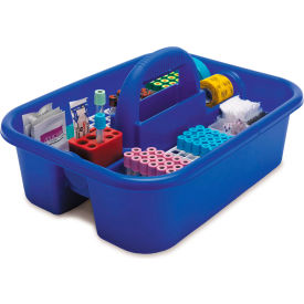 Phlebotomy Tote with Bin Cups, Tube Racks, ML2500, Blue