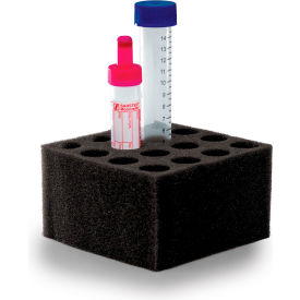 Foam Tube Racks for 16mm-17mm Tubes, Black, Pack of 5