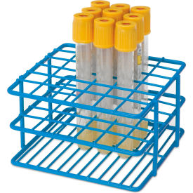 Half Epoxy Wire Tube Rack, For 10mm-13mm Tube, 36 Place, Blue