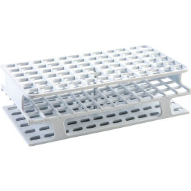 OneRack Durable Tube Rack, 13mm, Polypropylene, White, Pack of 8