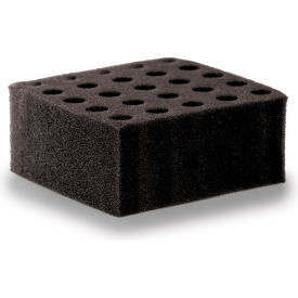 Foam Tube Racks For 10mm Tubes, Black, Pack of 5