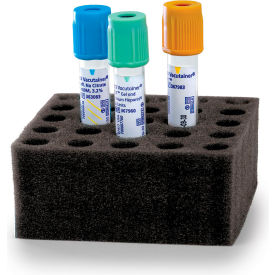 Foam Tube Racks For 13mm Tubes, Black, Pack of 5