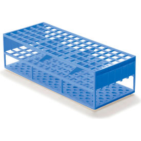 Acetal Resin Tube Rack for 13mm Tubes, Blue, Pack of 2