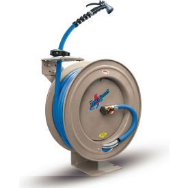 Retractable Water Hose Reel, 5/8" x 50', Cream