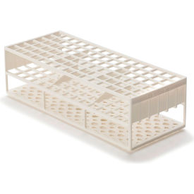 Acetal Resin Tube Rack for 13mm Tubes, White, Pack of 2