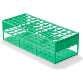 Tube Rack for 17mm Tubes, Acetal Resin, Green, Pack of 2