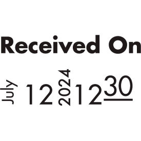"Received On" Labels, White, 20000/Pack