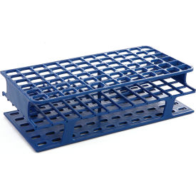 OneRack Durable Tube Rack, 16mm, Polypropylene, Blue, Pack of 8