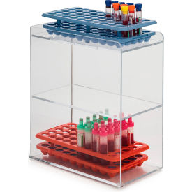 5" Vertical Tube Rack Organizer, Clear