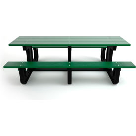 Park Place 8' Recycled Plastic Picnic Table, Green
