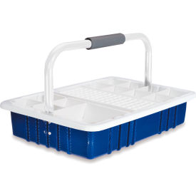 ABS Plastic Tray with Handle, 13mm, Blue, 1/Pack