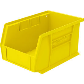 Plastic Storage Bin, 9-1/4"L x 6"W x 5"H, Yellow