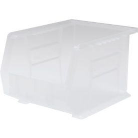 Plastic Storage Bin, 10-7/8"L x 8-1/8"W x 7"H, Clear