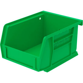 Plastic Storage Bin, 5-3/8"L x 4-1/8"W x 3"H, Green