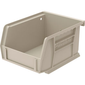 Plastic Storage Bin, 5-3/8"L x 4-1/8"W x 3"H, Stone