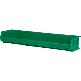 Plastic Storage Bin, 8-5/8"L x 33"W x 5"H, Green