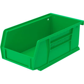 Plastic Storage Bin, 7-3/8"L x 4-1/8"W x 3"H, Green