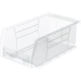 Plastic Storage Bin, 7-3/8"L x 4-1/8"W x 3"H, Clear