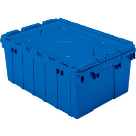 Attached Lid Container, 21-1/2"L x 15"W x 9"H, Clear