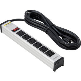 Power Strip, 6 Outlets, 15A, 15' Cord