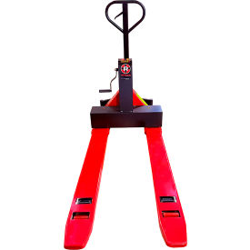 Adjustable Fork Width Manual Pallet Jack Truck, 2500 lb. Capacity, 26"W x 48"L Forks