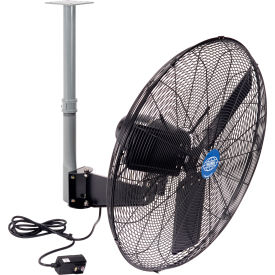30" Outdoor Rated Industrial Ceiling Mount Fan, 2 Speed, 3/10 HP, 8,400 CFM