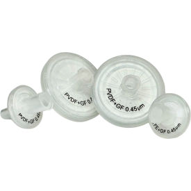 Nylon Syringe Filter with Glass Fiber Prefilter, NS, 0.22µm, 25mm Dia., 100/Pack