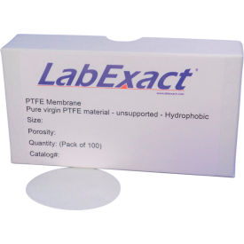 Hydrophobic PTFE membrane, Non-Sterile, 0.45um, 25mm Dia., 100/Pack
