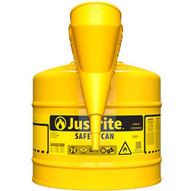 Diesel Safety Can with Funnel, Type I, 5 Gallon, Yellow