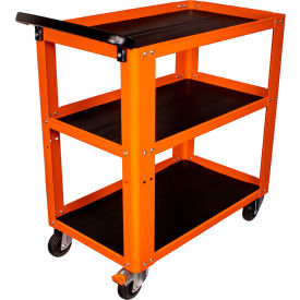 Easy Trolley Utility Tool Cart, 440 lb Capacity, 17-3/4"W x 31-1/2"D x 35-3/8"H, Orange