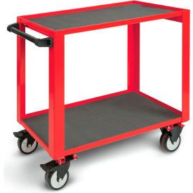HD Rolling Utility Tool Cart, 1650 lb Capacity, 19-11/16"W x 35-7/16"D x 34-1/4"H, Red
