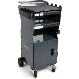 Multi-Purpose Portable Diagnostic Tool Cart w/Door, 17-1/8"W x 18-1/8"D x 43-1/4"H, Gray