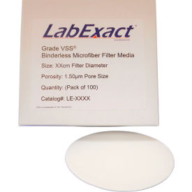 Grade VSS 1.5um Binderless Glass Microfiber, 9cm, 100/PK