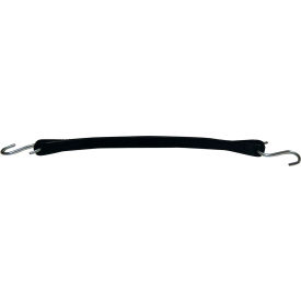 15" EPDM Rubber Tarp Tie, Black