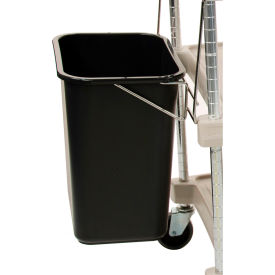 myCart Wastebasket & Holder 17-7/8''L x 14-3/4''W x 16-1/4''H