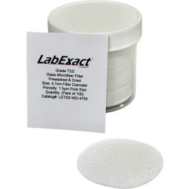 Glass Fiber Filter, Prewashed & Dried, Not Tared, TSS Procedure, 47mm, 100/PK