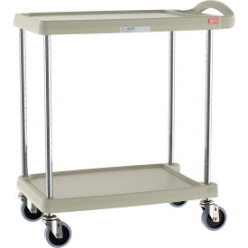 myCart Utility Cart with 2 Shelves, 31-1/2''L x 18-5/16"W x 35-1/2''H, Gray