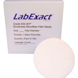 1.5um Binderless Glass Microfiber Filter Media, 2.5cm, 100/PK