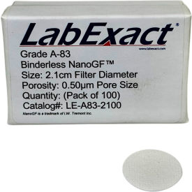 Grade A-83 Nanogf 0.5um Binderless Glass Fiber Filter Media, 9cm, 100/PK