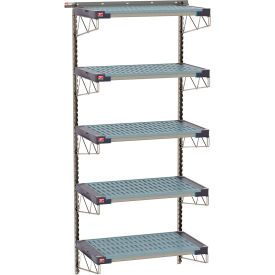 SmartWall Life Wall Shelving Kit, 5 Shelf, Starter, 40''W x 23-5/8''D X 84-3/4''H