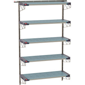 SmartWall Life Wall Shelving Kit, 5 Shelf, Starter, 56"W x 20-5/8"D x 84-3/4"H